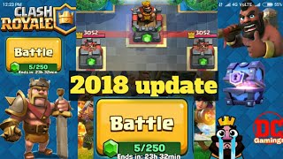 Clash royale update 2018 | new features