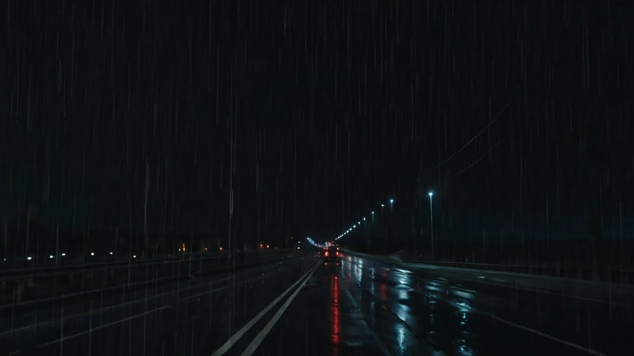 SLEEP Instantly Driving in Rain for Sleeping - Heavy Rain Noise On ...