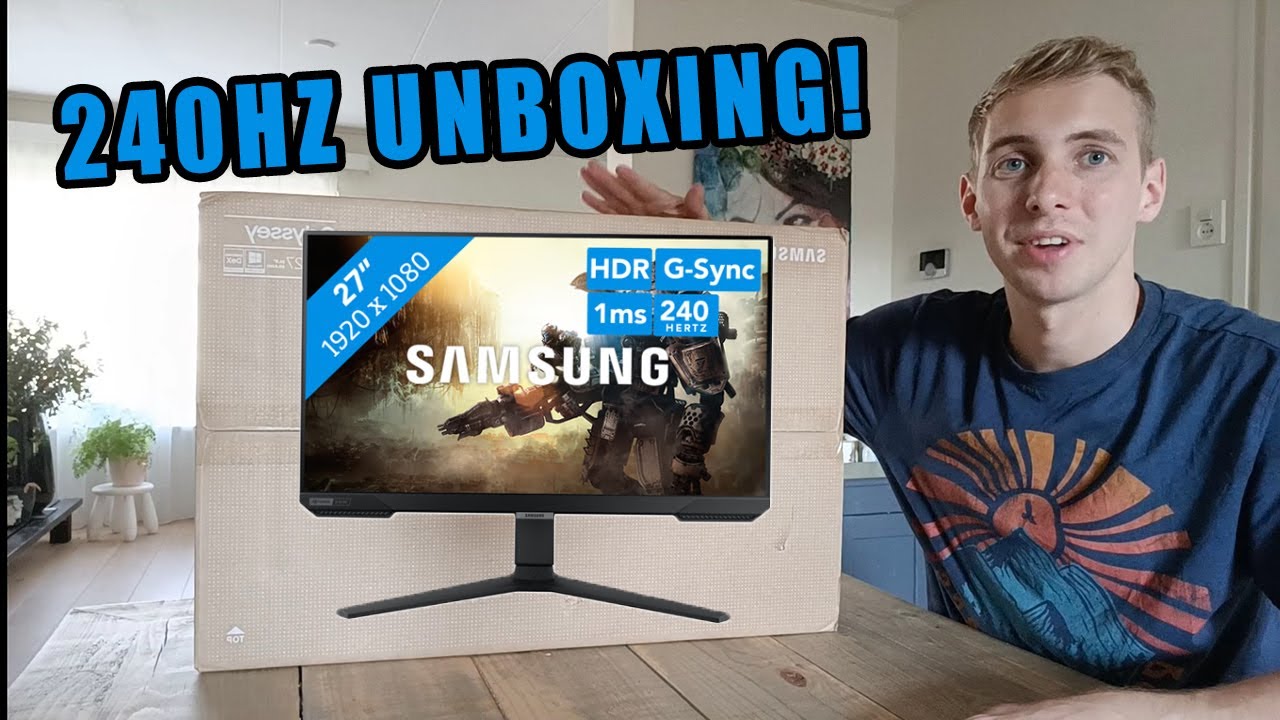 Samsung Odyssey G5 32 Inch Gaming Monitor Unboxing 