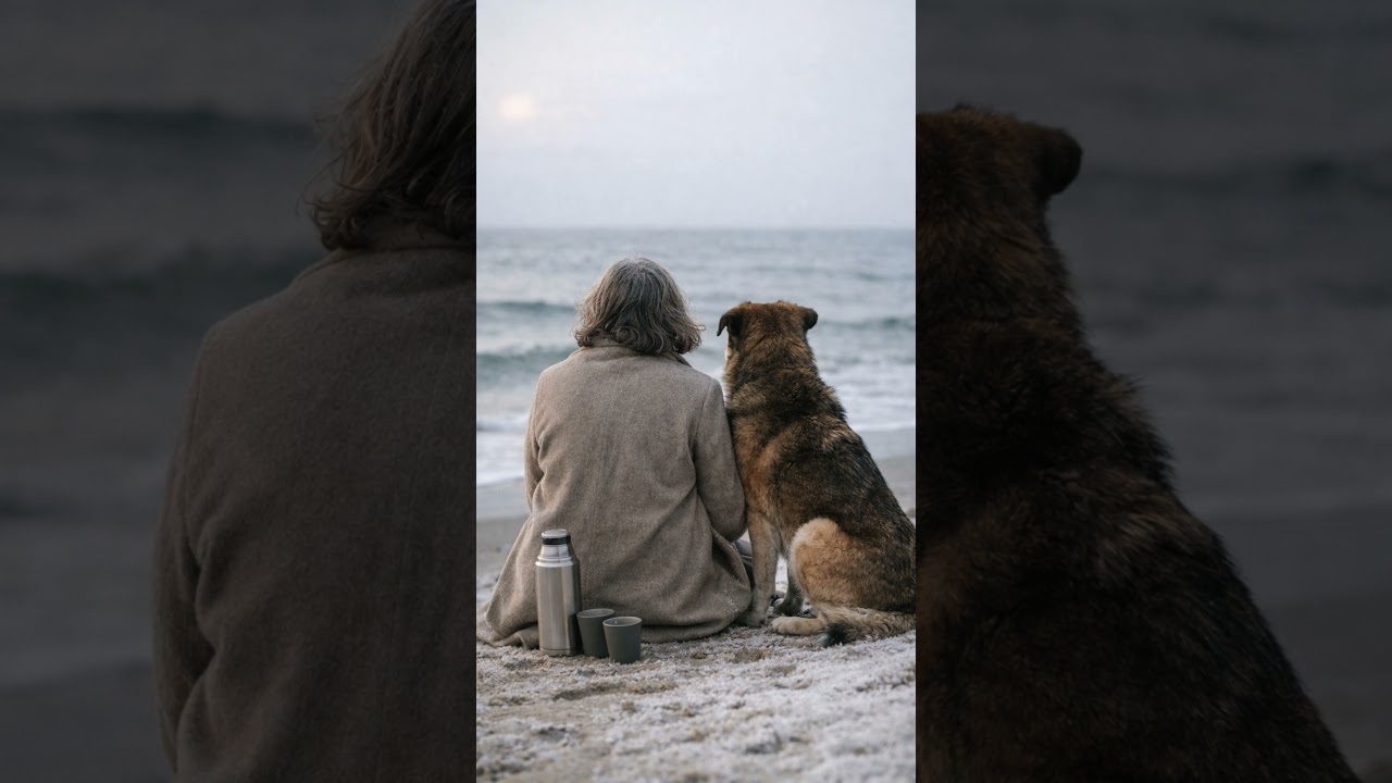 Er wartete jeden Tag am Strand – Bis sich jemand neben ihn setzte  