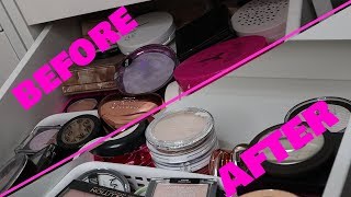 Makeup Declutter Series Pt 3 | Declutter with me | Makeup Collection 2019