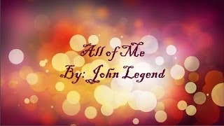 AJMV #5: All of Me by John Legend