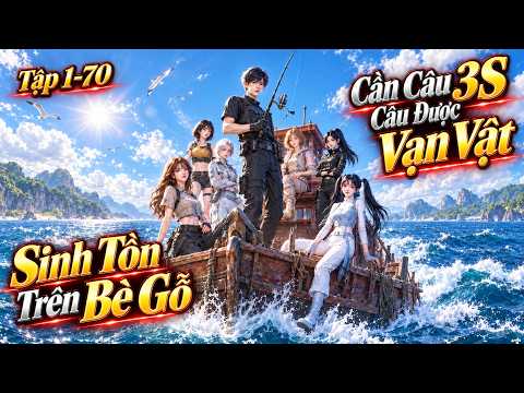 Full Tập 1-70 | Sinh Tồn Trên Bè Gỗ, Cần Câu 3S Câu Được Vạn Vật tập 1
