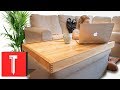 Ottoman Tray Table DIY! Ottoman Tray Table DIY!