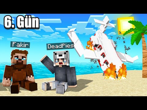 100 GÜN ADADA HAYATTA KALMA FİLMİ 🏝️ - Minecraft