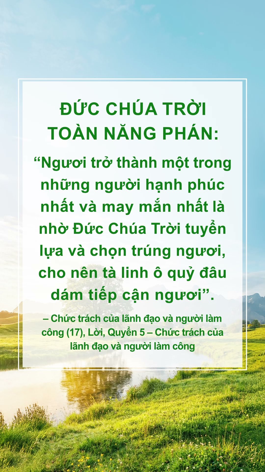 Đừng bỏ lỡ lời Đức Chúa Trời phán với chúng ta
