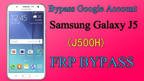 Samsung J5 (SM J500H) FRP Unlock/ Google Account Bypass Without PC | 2021