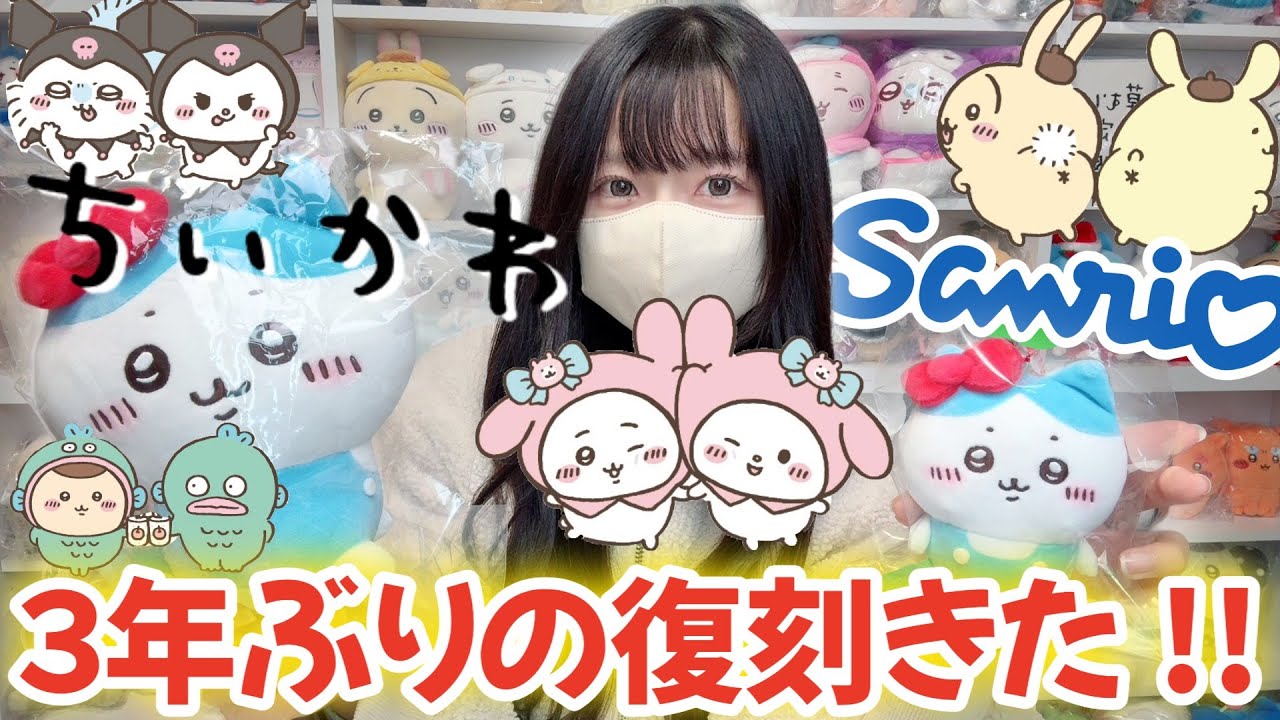 Chiikawa x Sanrio] Re-released after 3 years!? A huge buying spree