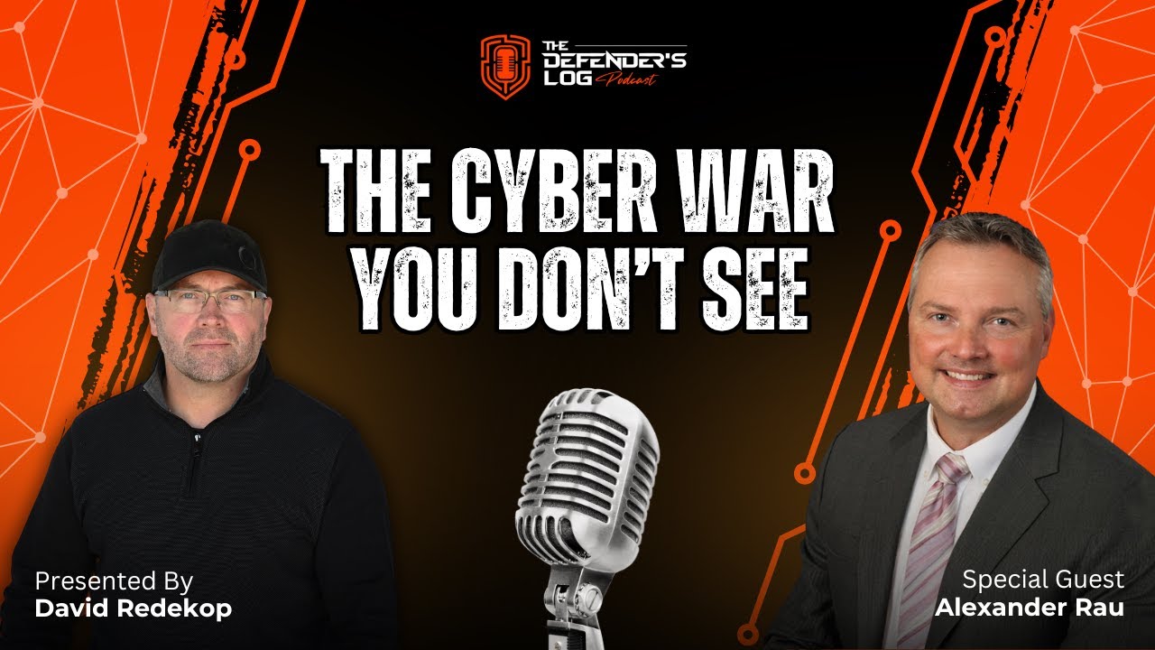 Defending the Frontline: Ransomware, AI, and Real-World Lessons | Alexander Rau | The Defender's Log