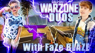 FaZe BLAZE Plays Warzone DUOS With *5 YEAR OLD PRODIGY* -RowdyRogan