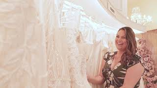 Curvy Amelia In Pronovias X Ashley Graham Curve Wedding Dress