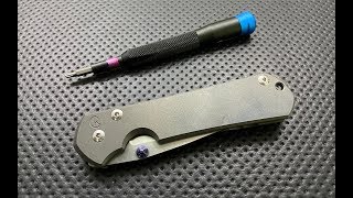 How to disassemble and maintain the Chris Reeve Knives Sebenza 31 Pocketknife