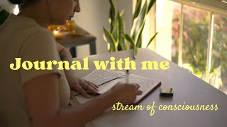 Journal with me (20 min) - peaceful, no talking, ASMR