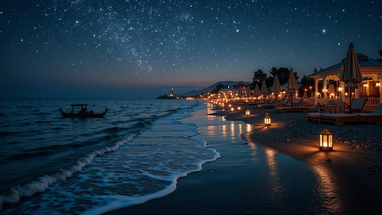 Nightwave Deep House & Chillout | Музыка пляжного бара | Расслабляющий микс под звездным небом