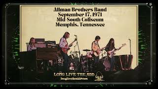 Allman Brothers Band 9/17/71 Mid-South Coliseum, Memphis, TN