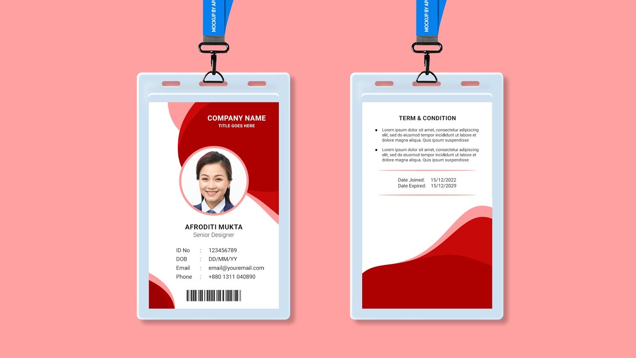 Standard ID Card Design And Size 2022 Photoshop Tutorial YouTube