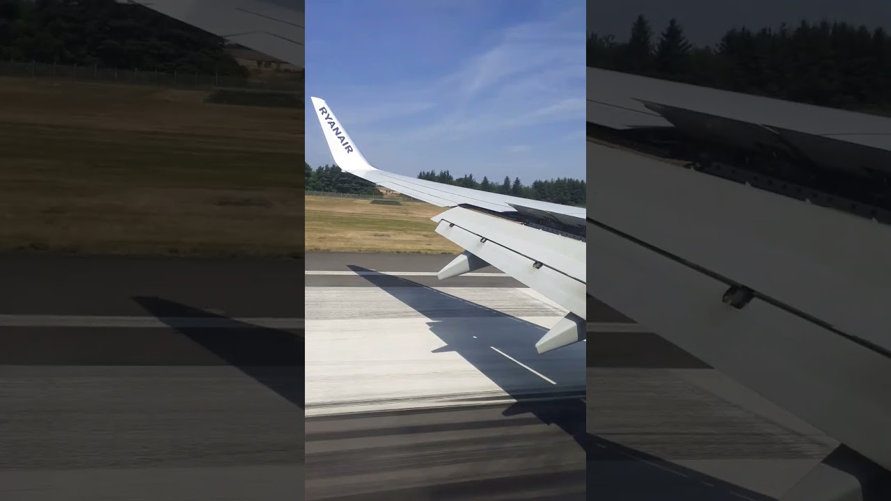 Soft landing but hard deceleration at Edinburgh Airport!