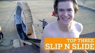 TOP THREE SLIP N SLIDES | PEOPLE ARE AWESOME