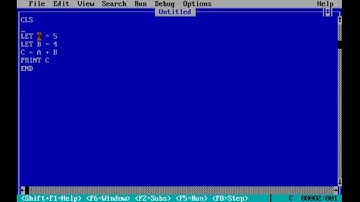 Qbasic Programming in Hindi VARIABLE IN QBASIC PART 4