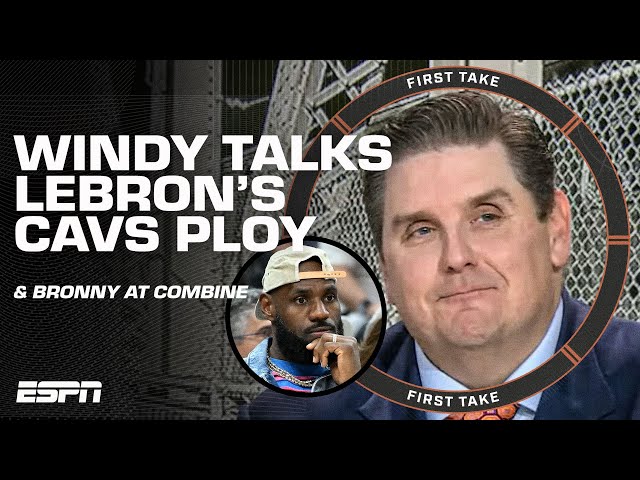 ☝ WHAT'S GOING ON WITH LEBRON? 👆 Windy analyzes LeBron's Cavs publicity stunt | First Take class=