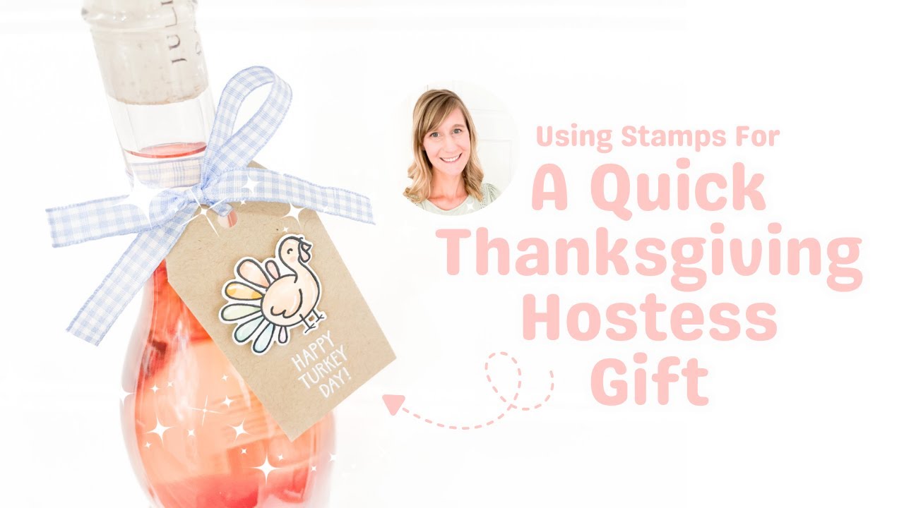 Использование штампов для быстрого подарка хозяйке на День благодарения | Подарок хозяйке на День...