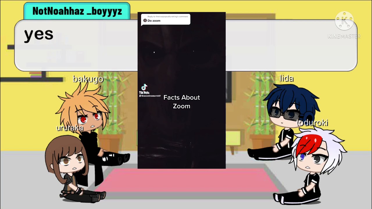 Mha react to deku’s future as zoom