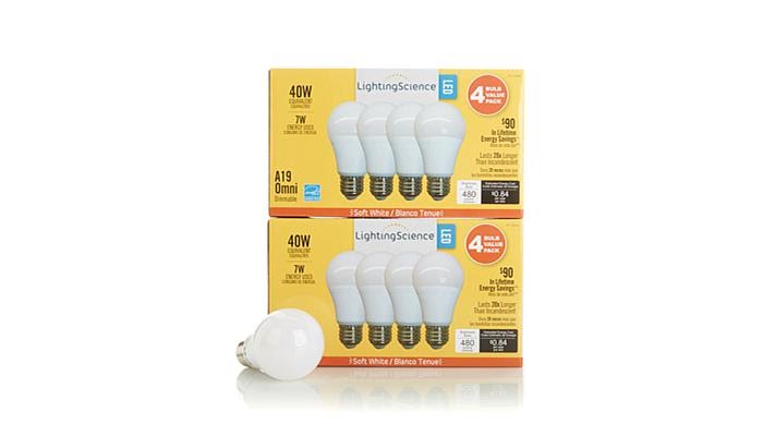 Lighting Science 8pk LED Bulbs 40W Equivalent  Soft