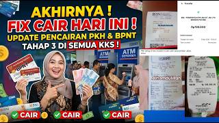 Cek Sekarang Akhirnya Fix Cair Hari Ini Update Pencairan Pkh Bpnt Tahap 3 Di Semua Kks