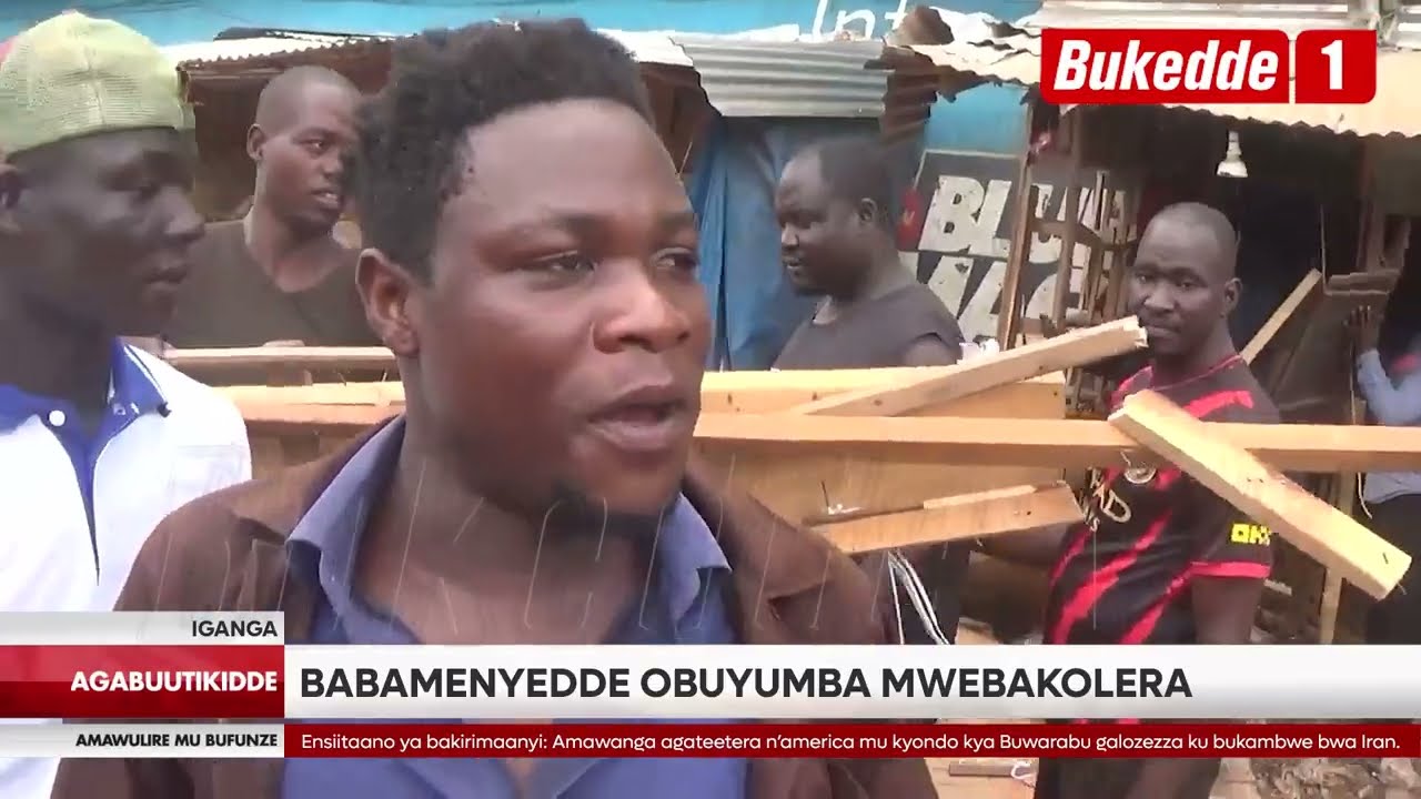 Agabuutikidde: Okutereeza ekibuga Iganga  Abasubuuzi abasukka mu 5000 balajaana lwa kubamenyera buy
