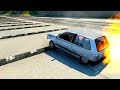 BeamNG.Drive - 100 LOMBADAS COM UM UNO! (SERÁ QUE AGUENTA?)