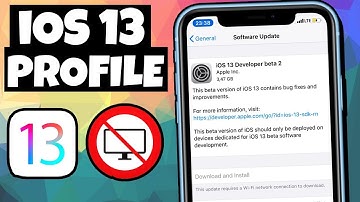 Install iOS 13 Beta PROFILE Download NO Computer iPhone iPad iPod
