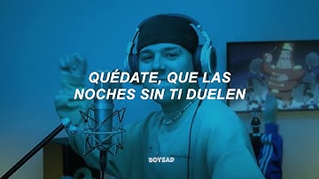 Quedate x Algo me gusta de ti - Bizarrap ft. Quevedo, Wisin & Yandel (Letra)