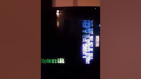 Raspberry PI CRT SwitchRes RetfoArch native refresh testing