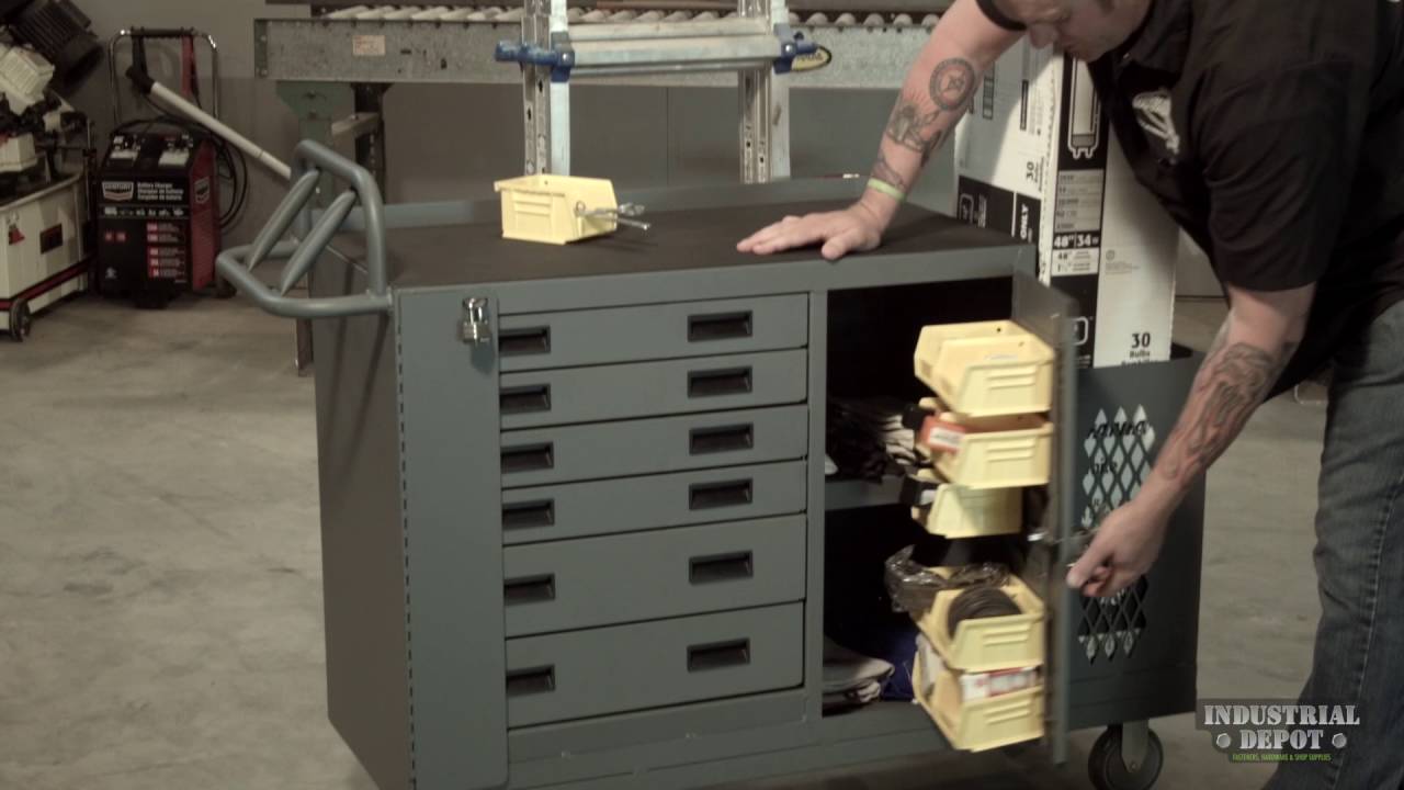 Mobile Facility Cart by Durham Mfg YouTube