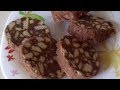 Колбасный торт из печенья (Сладкая шоколадная колбаска). Очень вкусный рецепт к чаю