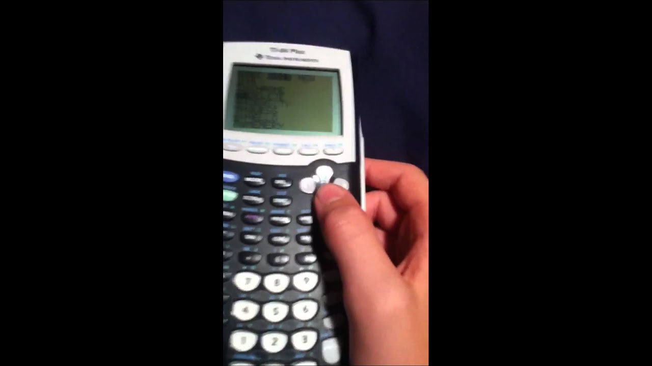 TI-84 program- delete history quickly - YouTube