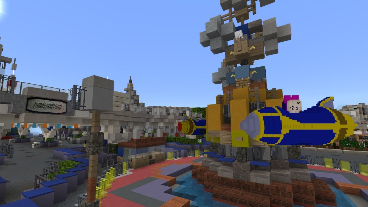 Minecraft Astro Orbiter | EnchantedParks Ride 2021