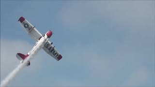 Cessna O-1 L19 BIRD DOG flying display at airshow AIRFEST KREMS LOAG 2017