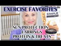 EXERCISE FAVORITES | FOOD FAVORITES | JEWERLY FAVORITES #makeyourlifebeautiful