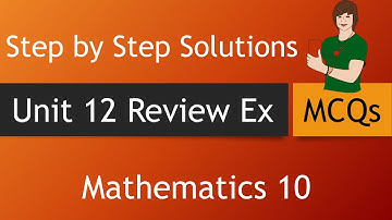 Review Exercise 12 MCQs Complete Solution 10th Class Punjab & Federal Board Ch 12 Mathematics Matric