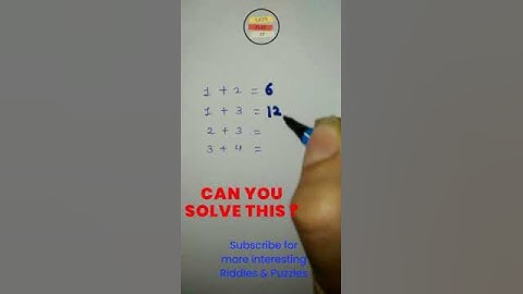 Math | Math Riddle | Math Quiz | IQ #shorts #maths #mathriddles #quiz #yt #paheli #mathquiz #games