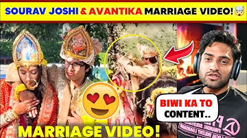 OMG!🤯 Sourav Joshi & Avantika Bhatt Wedding Video😍| Thugesh On Sourav Joshi | Sourav Joshi Ki Shadi