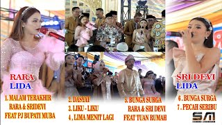 PART.3 RARA & SRIDEVI KESERUAN BERSAMA PJ BUPATI  MUBA & TUAN RUMAH LIVE DESA KEBAN 1