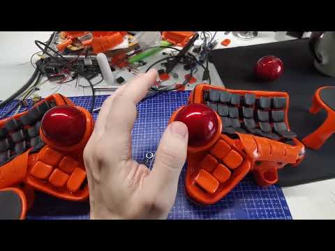 Мысли о трекболлах для dactyl manuform