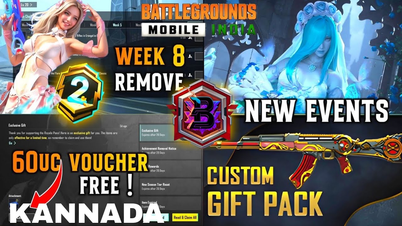 Bgmi A2 Week X Removed | Top 8 Bgmi Upcoming New Event | Mr B U G G Y 