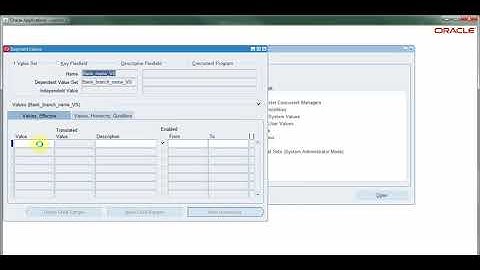 EBS R12 Value Set depend on Independent Value Set