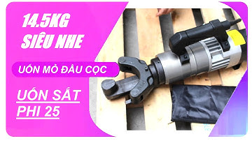 MÁY UỐN SẮT THỦY LỰC CẦM TAY NRB-25E trọng lượng có 14.5KG.