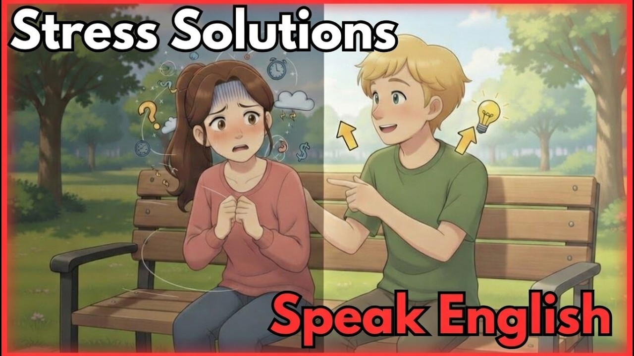 Learn English Speaking Practice | Real Life Conversation About Stress | A1 and A2