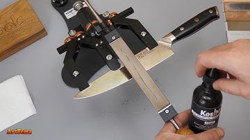 SHARP Knives ‼️ Now DULL Knives RAZOR SHARP with diamond sharpening Hapstone R2