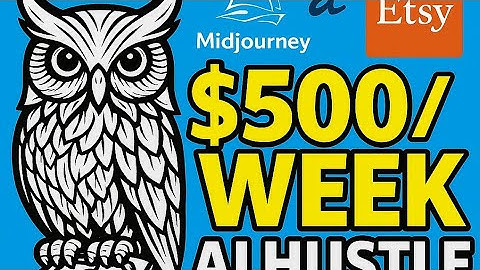 How to Make $500/Week Selling AI-Generated Coloring Books on Etsy (Midjourney + ChatGPT Method)